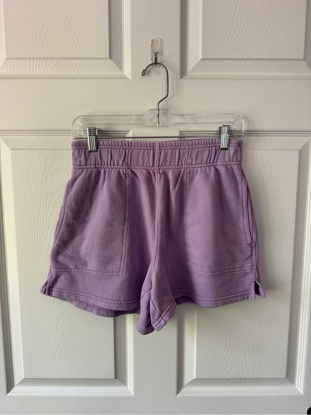 aerie Lavender Relaxed Knit Athletic Pocket Shorts
